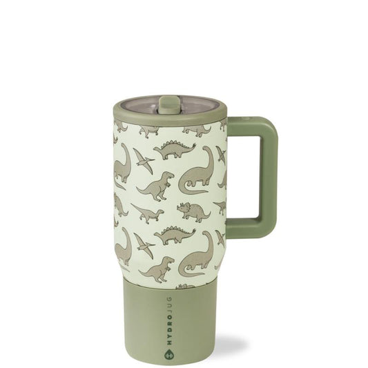 Hydrojug Traveler | Leak-Proof Insulated Tumbler with Flip Straw & Cup Holder Fit Flasks Lid